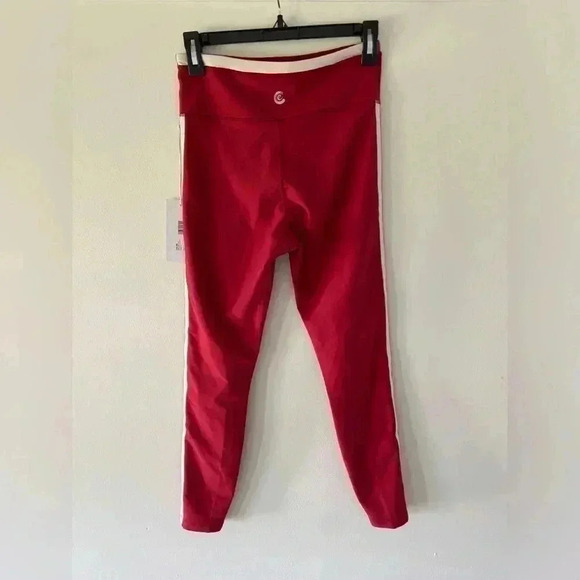 Johnny Was Calme Endurance High Waist Leggings 7/8 red Size M - Picture 4 of 4